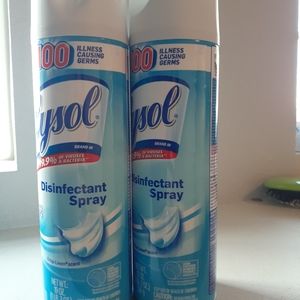 3 cans 19oz each Cleaning disinfectant lysol spray